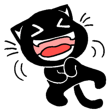 mew mew blacky sticker #10216160