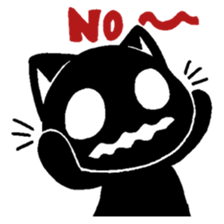 mew mew blacky sticker #10216162