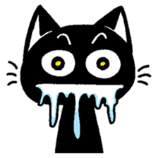 mew mew blacky sticker #10216168