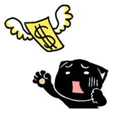 mew mew blacky sticker #10216170