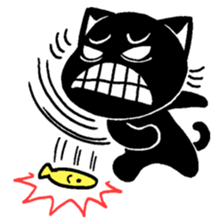 mew mew blacky sticker #10216172