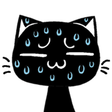 mew mew blacky sticker #10216183