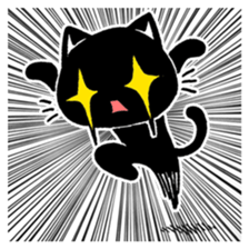 mew mew blacky sticker #10216184