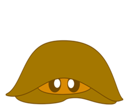 Cute Baby Brown Monster sticker #10216343