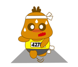 Cute Baby Brown Monster sticker #10216346