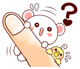 Fluffy Bear Shout the love! 2 sticker #10216926