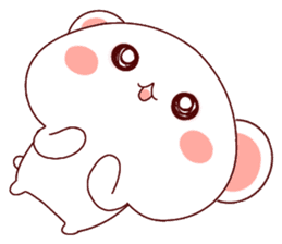 Fluffy Bear Shout the love! 2 sticker #10216927