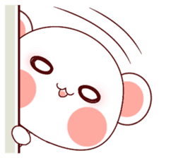 Fluffy Bear Shout the love! 2 sticker #10216930