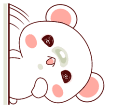 Fluffy Bear Shout the love! 2 sticker #10216935