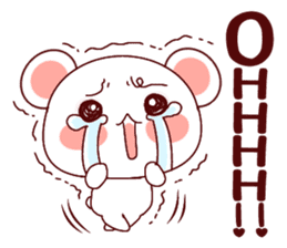 Fluffy Bear Shout the love! 2 sticker #10216944