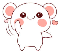 Fluffy Bear Shout the love! 2 sticker #10216948