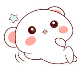 Fluffy Bear Shout the love! 2 sticker #10216949