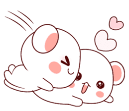 Fluffy Bear Shout the love! 2 sticker #10216950