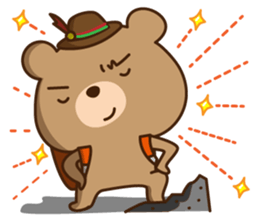 Bears love the mountain NO.2 sticker #10217255