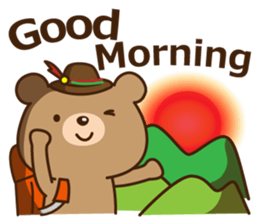 Bears love the mountain NO.2 sticker #10217260