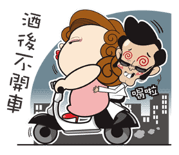 Bo and aunt bamboo round sticker #10217426