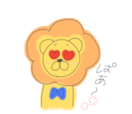 to be healed lion sticker #10217919