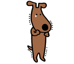 Star rabbit and Peace dog. sticker #10218142