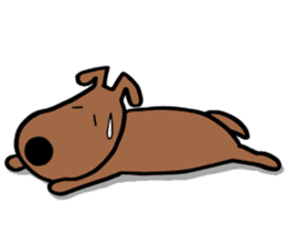Star rabbit and Peace dog. sticker #10218145