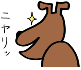 Star rabbit and Peace dog. sticker #10218147