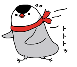 Java sparrow with pink bird part.2 sticker #10218288