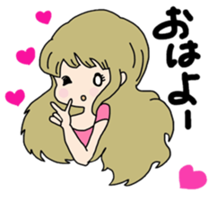 She is a cute girl! Part2 sticker #10218312