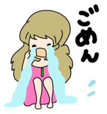 She is a cute girl! Part2 sticker #10218333