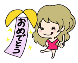 She is a cute girl! Part2 sticker #10218338