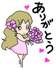 She is a cute girl! Part2 sticker #10218339