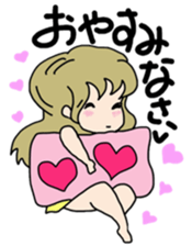 She is a cute girl! Part2 sticker #10218343