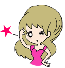 She is a cute girl! Part2 sticker #10218344