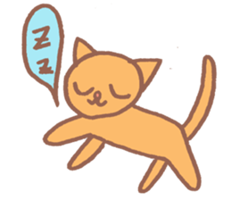 cute soft cat sticker #10218873