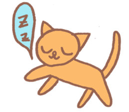 cute soft cat sticker #10218873