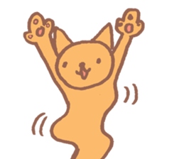 cute soft cat sticker #10218875