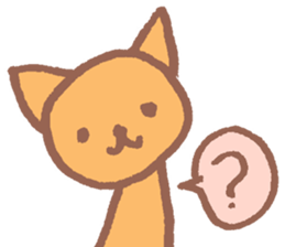 cute soft cat sticker #10218880