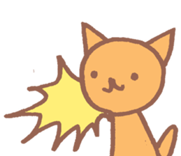 cute soft cat sticker #10218882