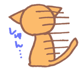 cute soft cat sticker #10218889