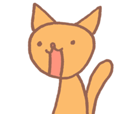cute soft cat sticker #10218896