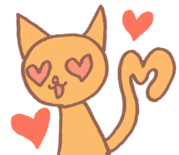 cute soft cat sticker #10218897