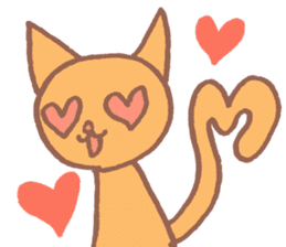cute soft cat sticker #10218897