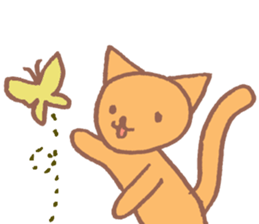 cute soft cat sticker #10218902