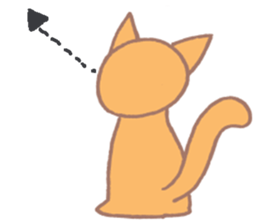 cute soft cat sticker #10218910