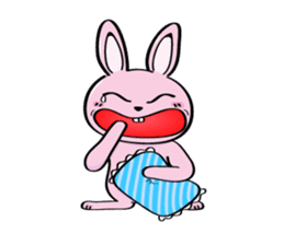 Cute Funny Baby Rabbit sticker #10219935