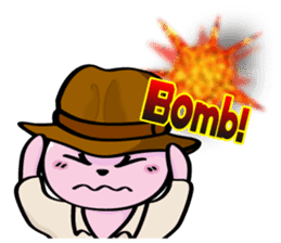 Cute Funny Baby Rabbit sticker #10219944