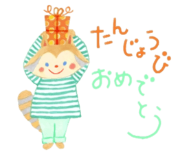 Birthday& congratulatory 2 sticker #10220032