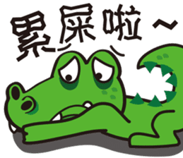 Crocodile  Green sticker #10220682