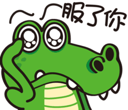 Crocodile  Green sticker #10220689