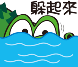Crocodile  Green sticker #10220704