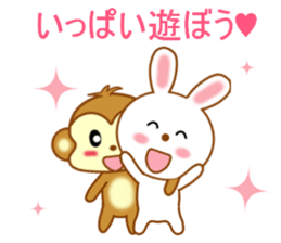 Sticker to send more love to girlfriend sticker #10220803