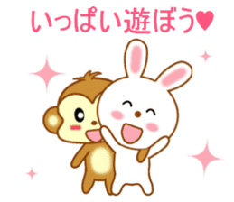 Sticker to send more love to girlfriend sticker #10220803